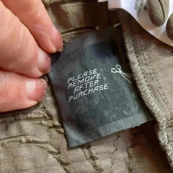 Vera Wang NWOT Fitted Blazer Unique Textured  Fabric 2 Pockets - Picture 6 of 10